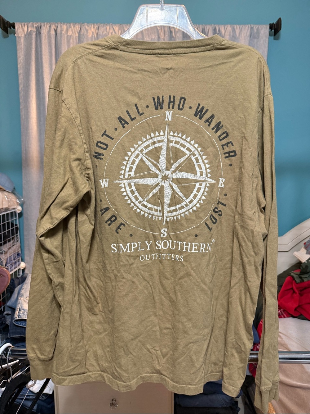 Simply Southern Outfitters Compass “Not All Who Wander Are Lost”